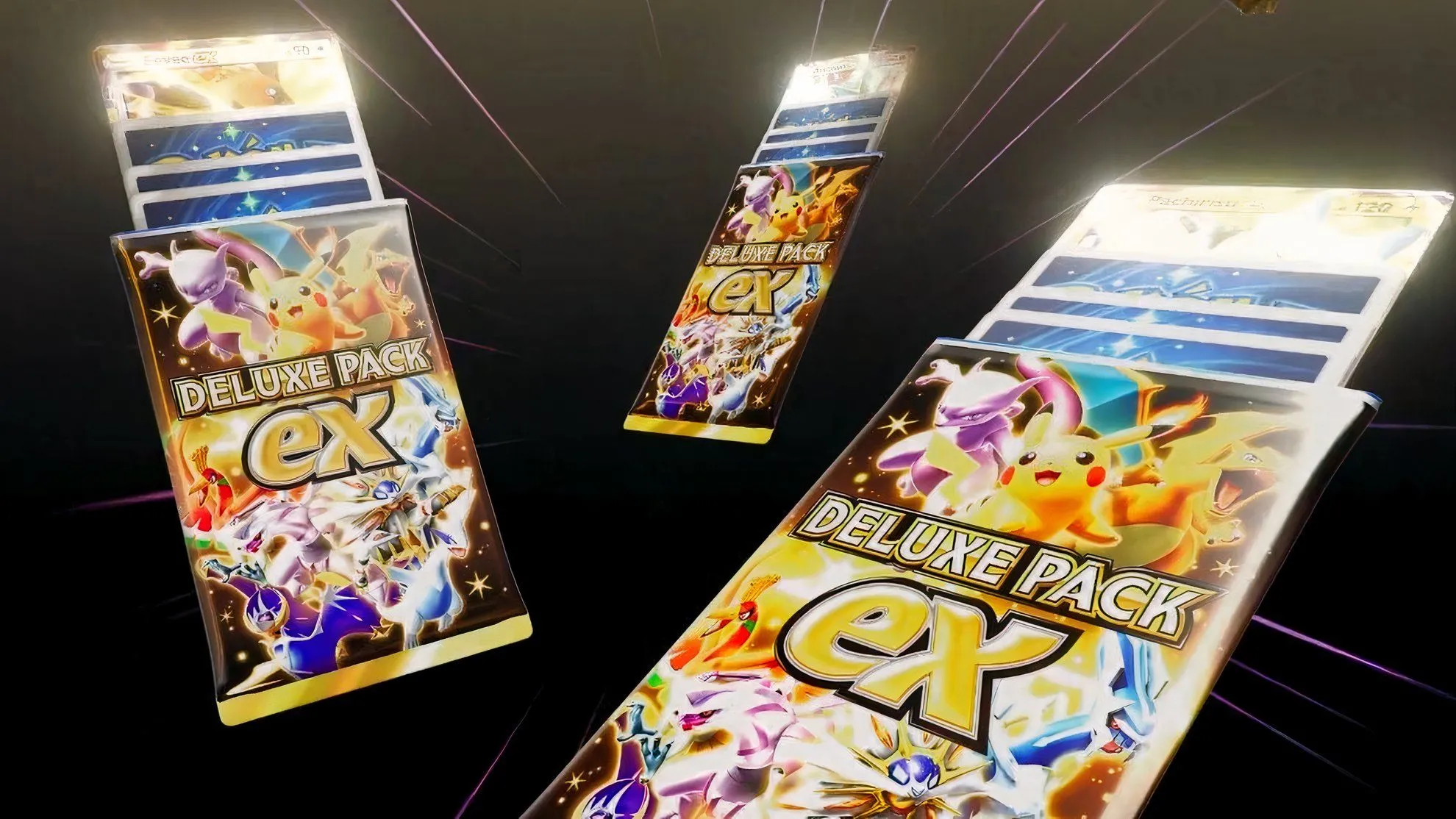 Hình ảnh trailer giới thiệu Deluxe Pack EX của Pokemon TCG Pocket