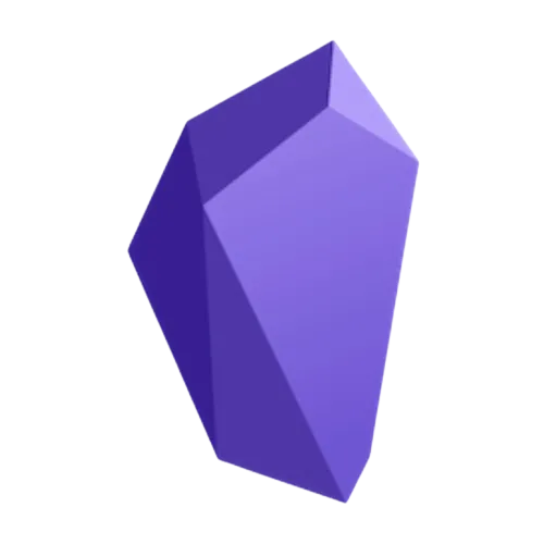 Logo ứng dụng Obsidian dành cho tải về