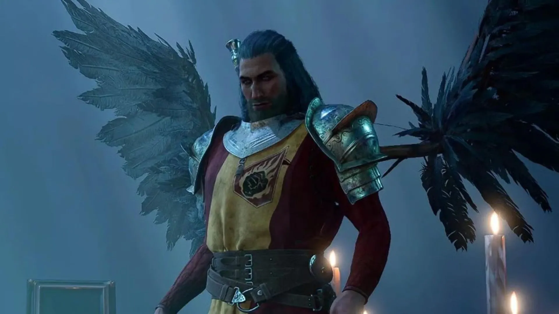 Marcus dang dang rộng cánh trong Baldur's Gate 3