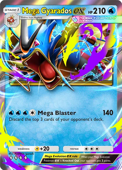 Mega Gyarados trong Pokémon TCG Pocket - lá Mega ex được xác nhận
