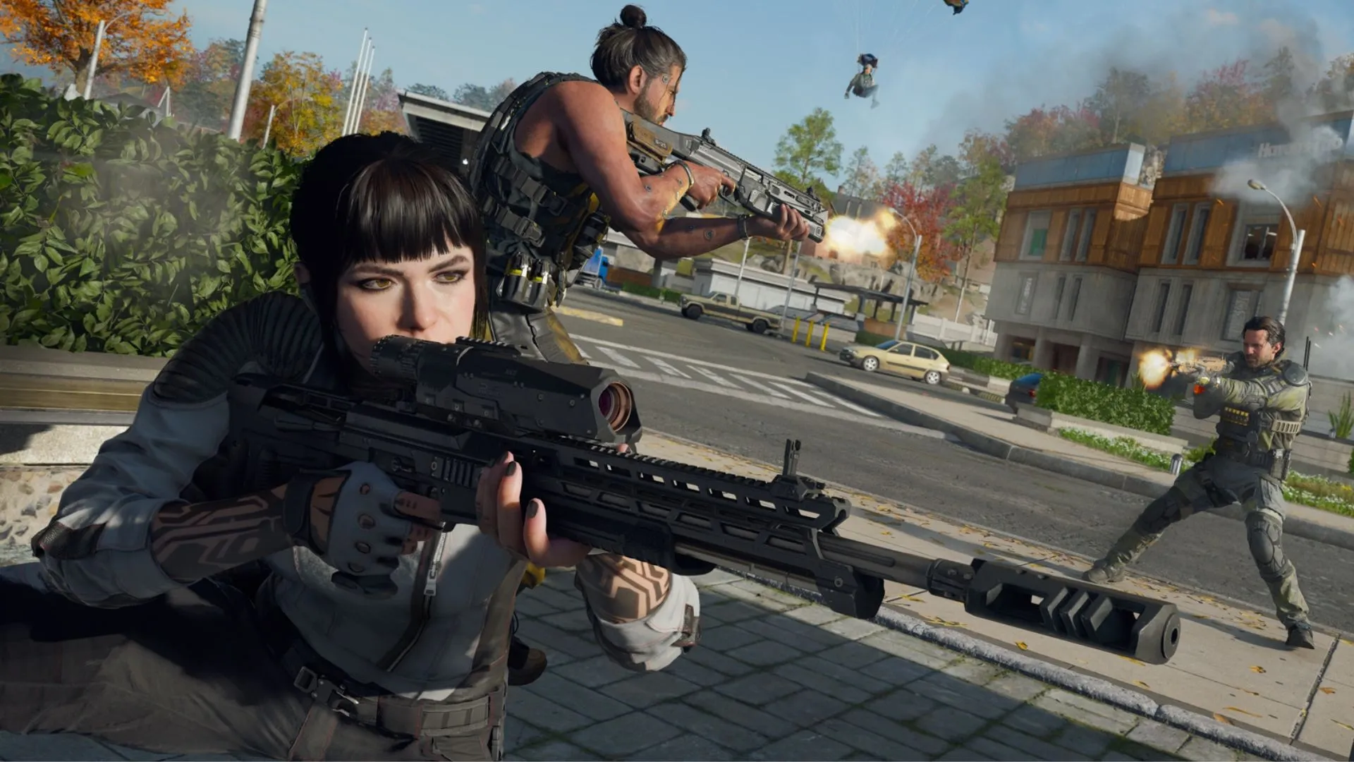 Minh họa cơ chế thiết bị và cân bằng vũ khí trong Warzone — ví dụ chớp nổ và stim