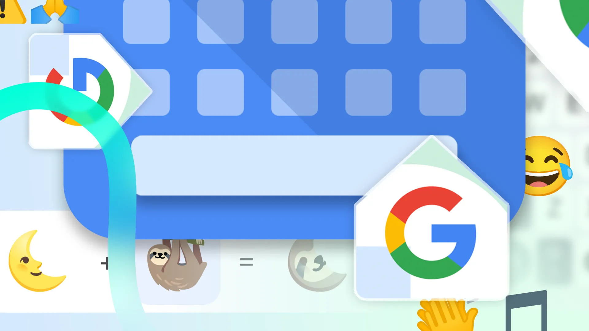 Minh họa Gboard với bố cục bàn phím và biểu tượng emoji xung quanh: tuỳ biến bàn phím ảnh hưởng tới trải nghiệm chat trong game