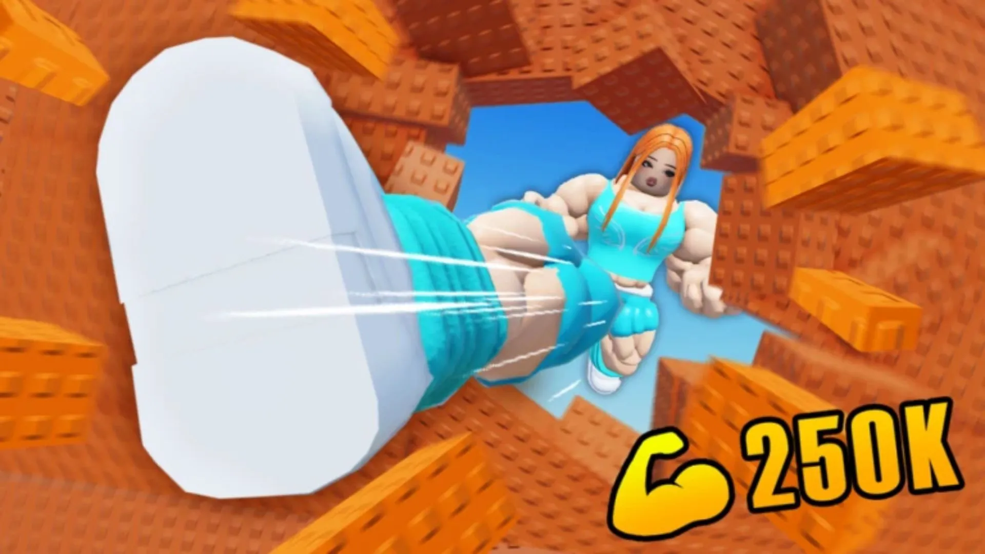 Nhân vật Punch Wall trong game, gợi ý theo dõi Discord để nhận mã mới nhanh nhất