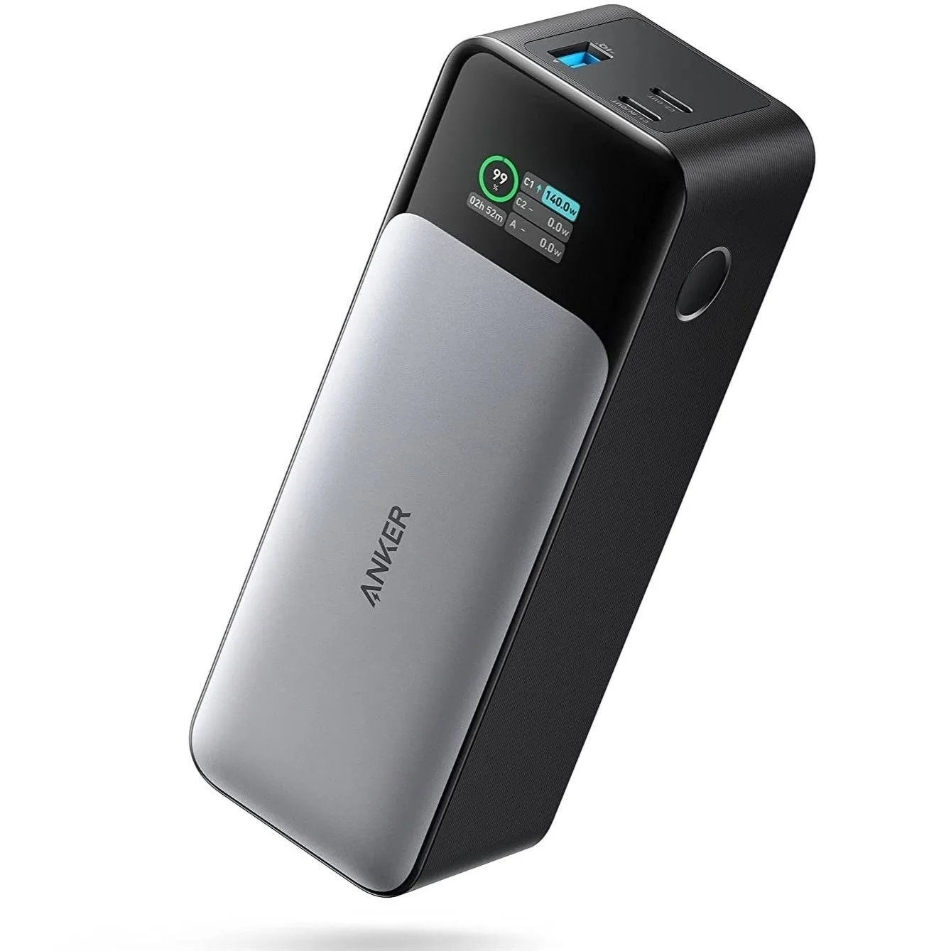 Sạc dự phòng Anker 737 với màn hình hiển thị và các cổng USB-C / USB-A, dung lượng 24,000mAh
