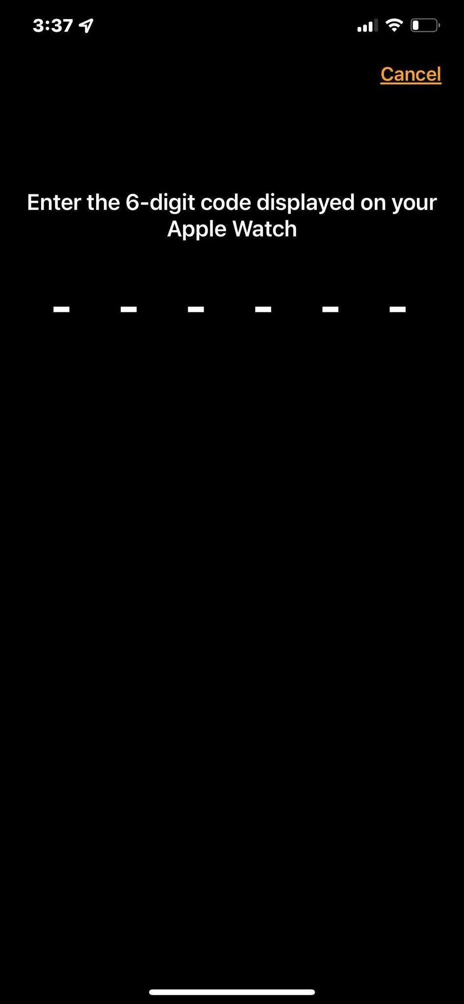 Thiết lập thủ công Apple Watch bằng mã ghép đôi 6 chữ số trên iPhone