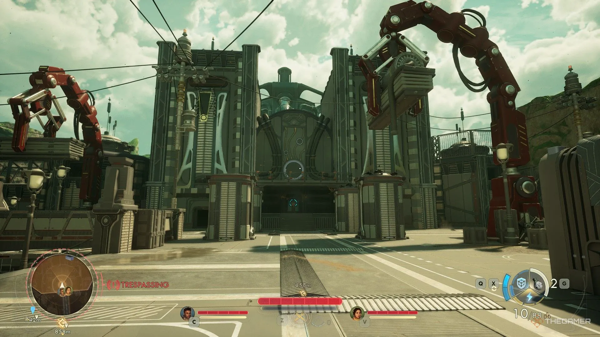 Vox Relay Station là một tòa nhà khoa học hùng vĩ, xám lạnh